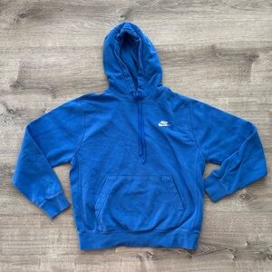 Nike Men's Royal Blue Hoodie Sweater